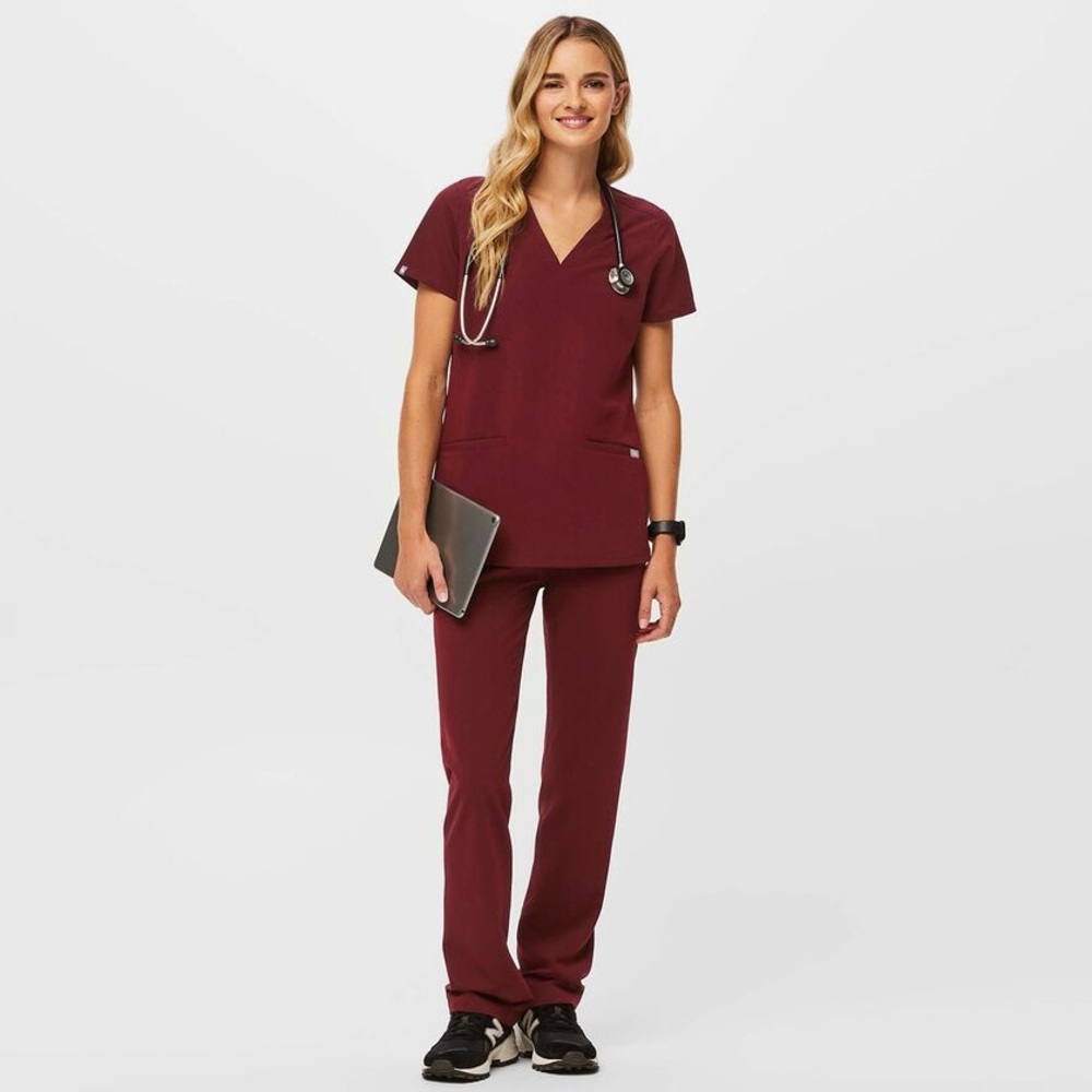 FIGS Burgundy Set XS